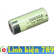 Pin lithium 26650 5000mAh chính hãng